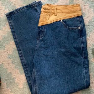 LAST Boutique High Rise Western Jeans Yellowstone Vibes